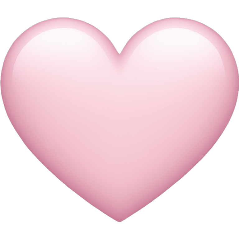 light pink heart  emoji