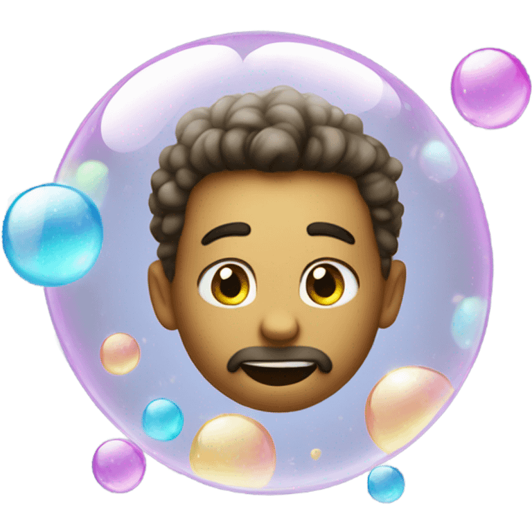 sparkly bubbles emoji