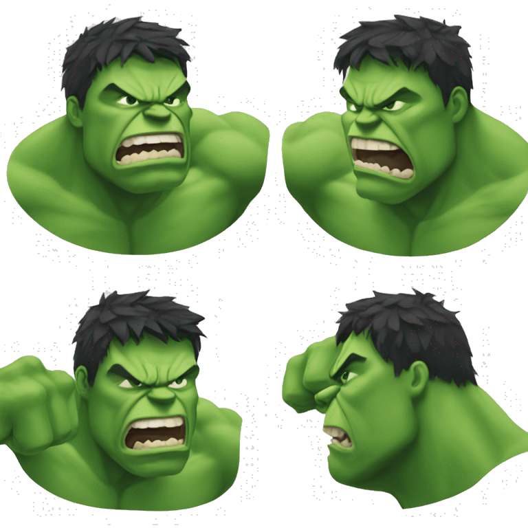 Hulk smash emoji