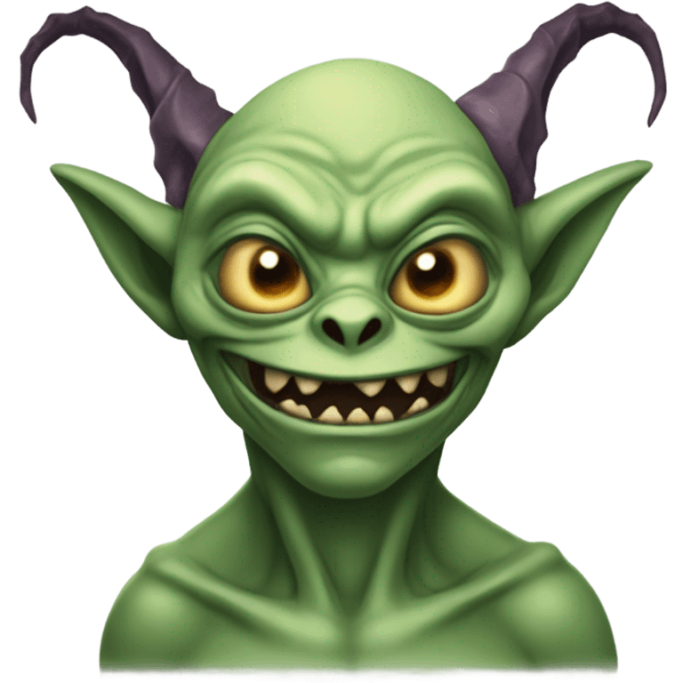 Alien goblin demon emoji