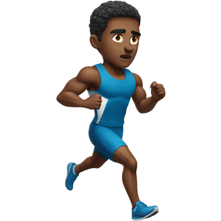 athlete running emoji