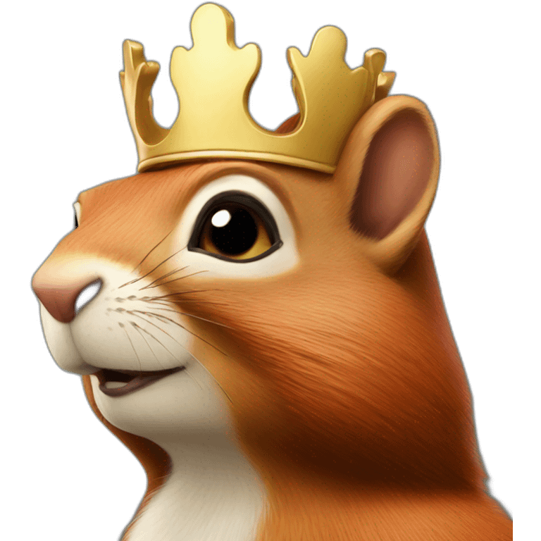 royal squirrel queen emoji