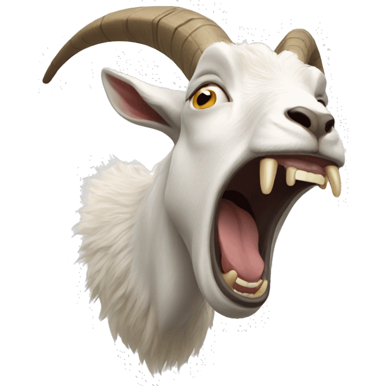 screaming goat emoji