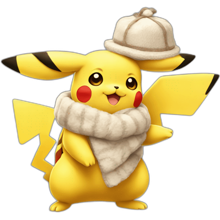 Pikachu avec roudoudou  emoji