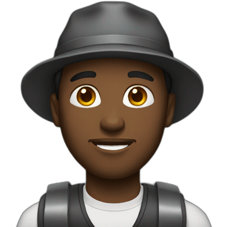 Black men work emoji