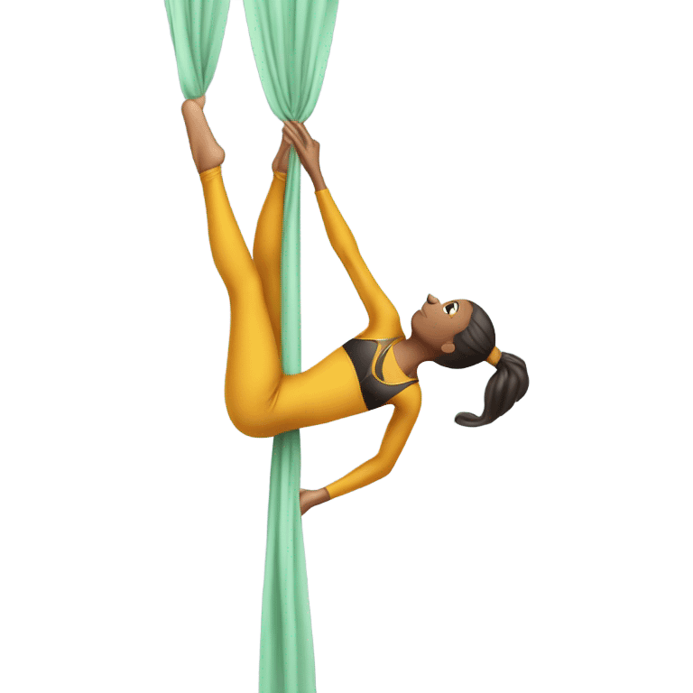 aerial silk woman emoji