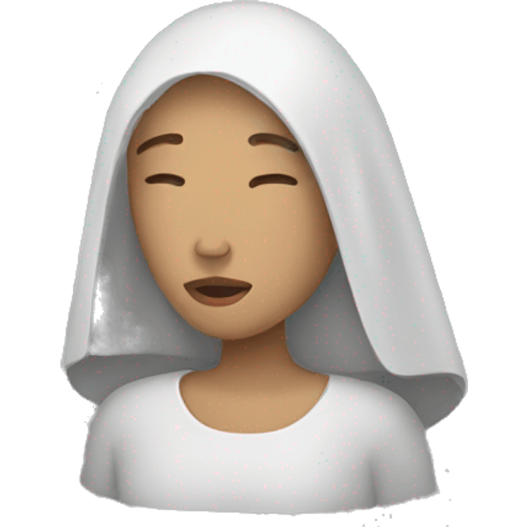 Une femme qui pleure  emoji