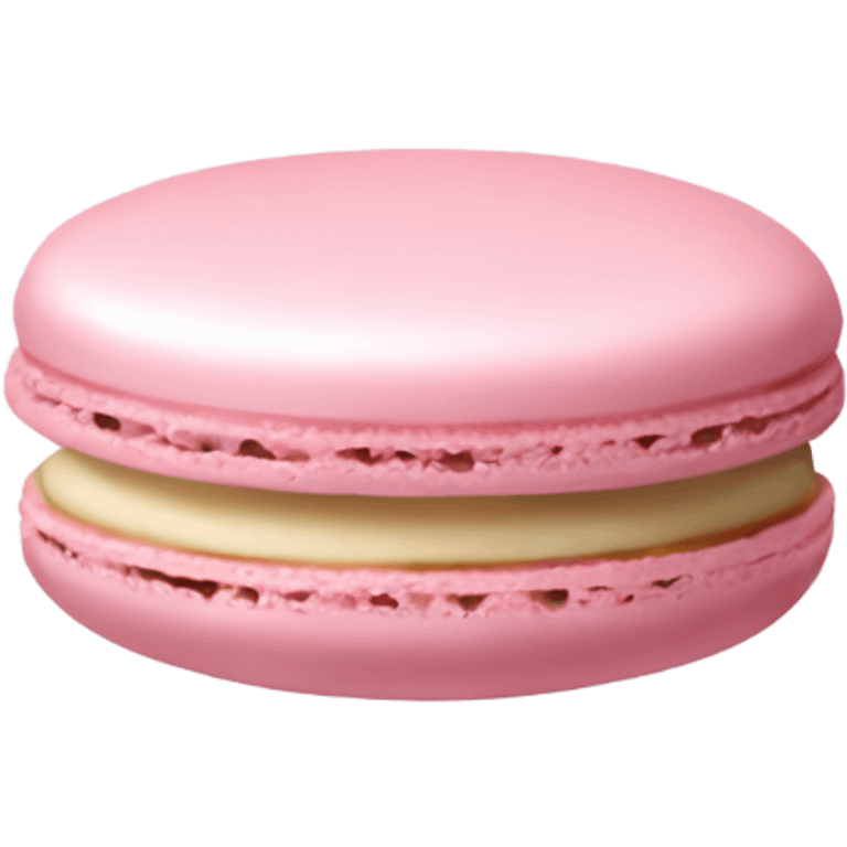 Light pink macaron emoji