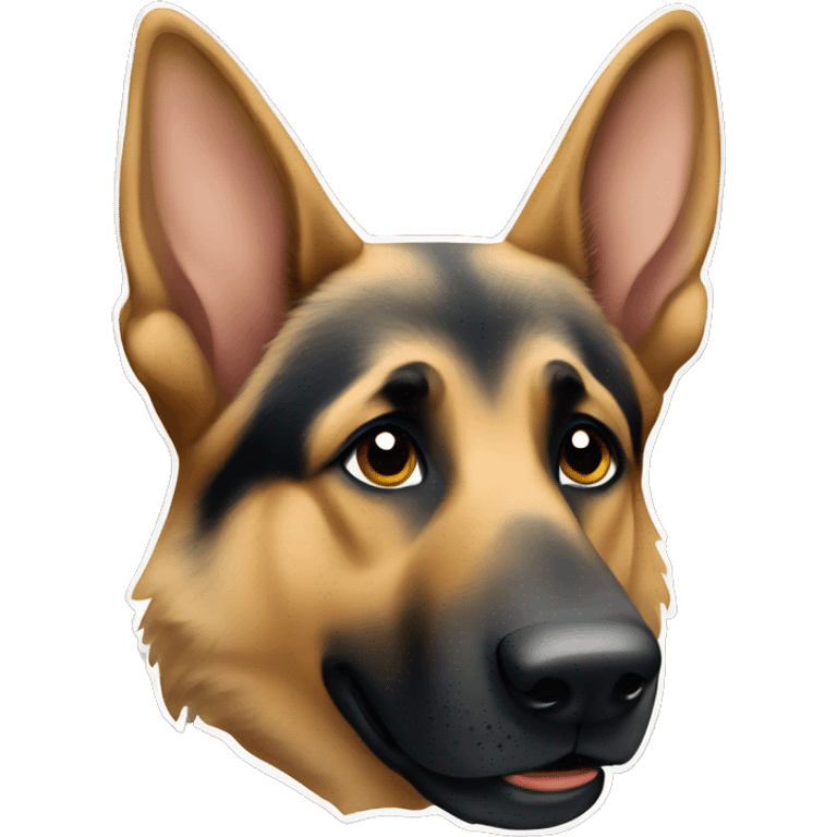 german shepherd dog emoji