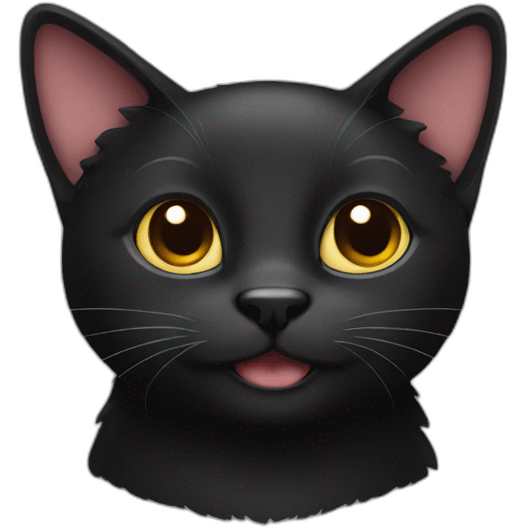 Black cat  emoji