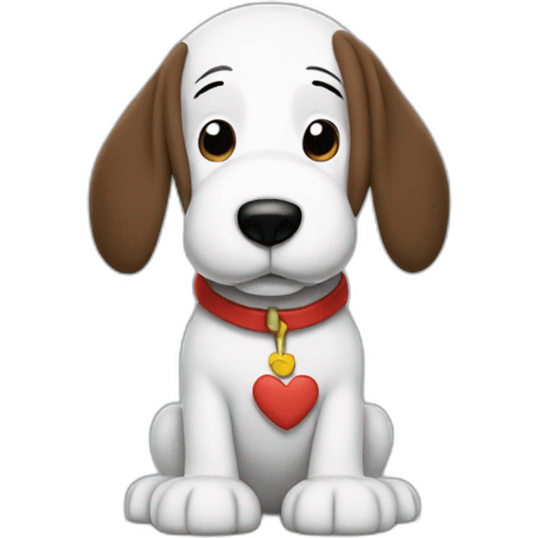 Snoopy-cartoon emoji