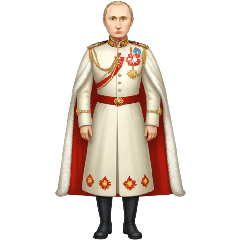  Putin full body in Romanov dress emoji