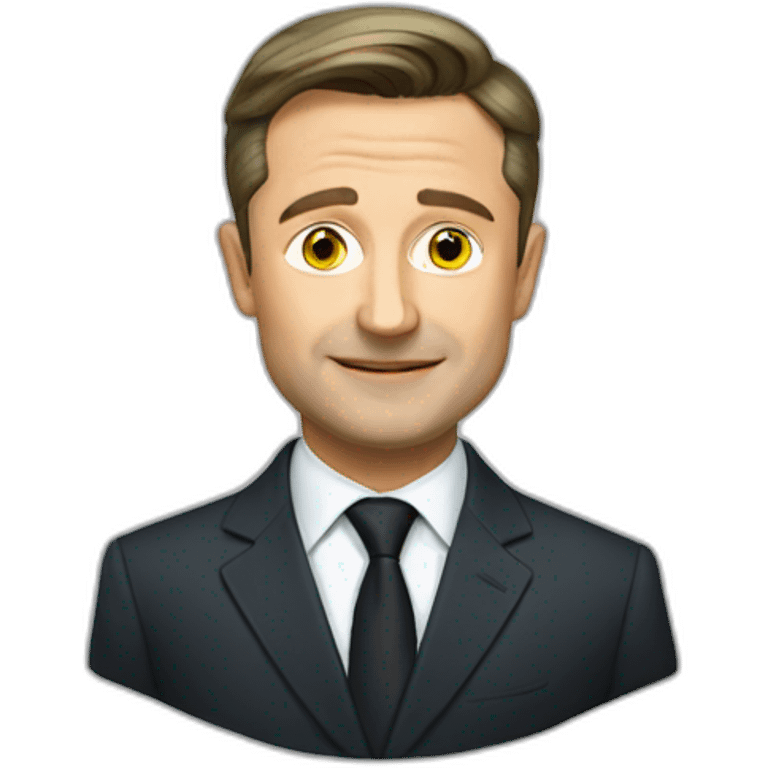 Zelenskyy Ukrainian president emoji