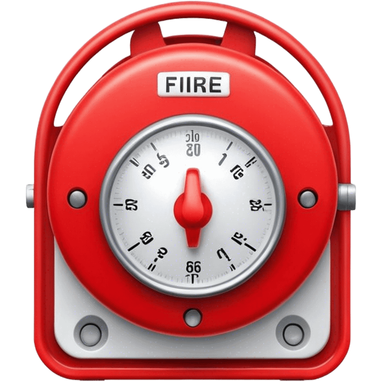 Alarma de bomberos roja emoji