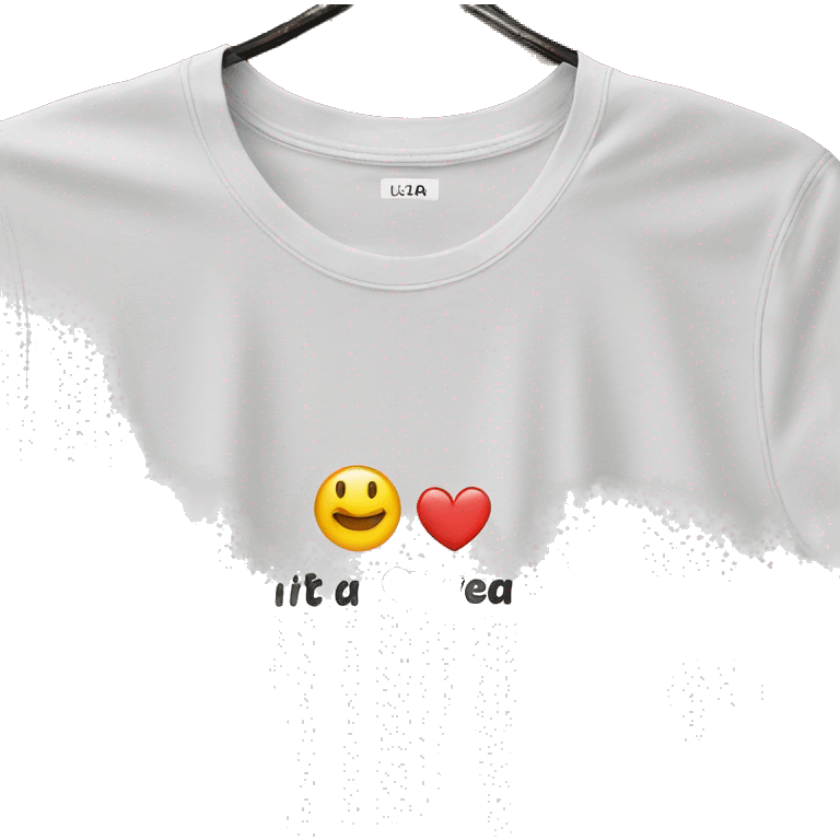 T-shirt with the inscription “I ❤️lera ” emoji