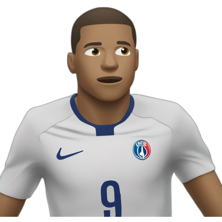 Kylian mbappé qui pleure emoji