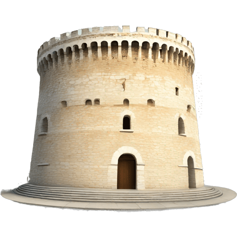 Thessaloniki white tower emoji