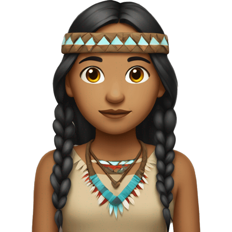 Native American girl emoji