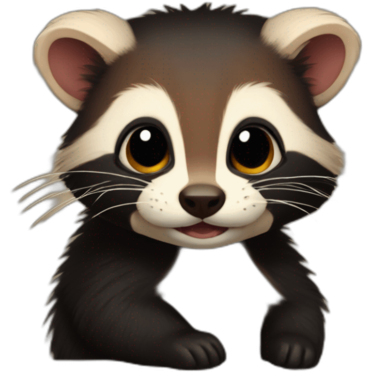 Furry Polecat emoji