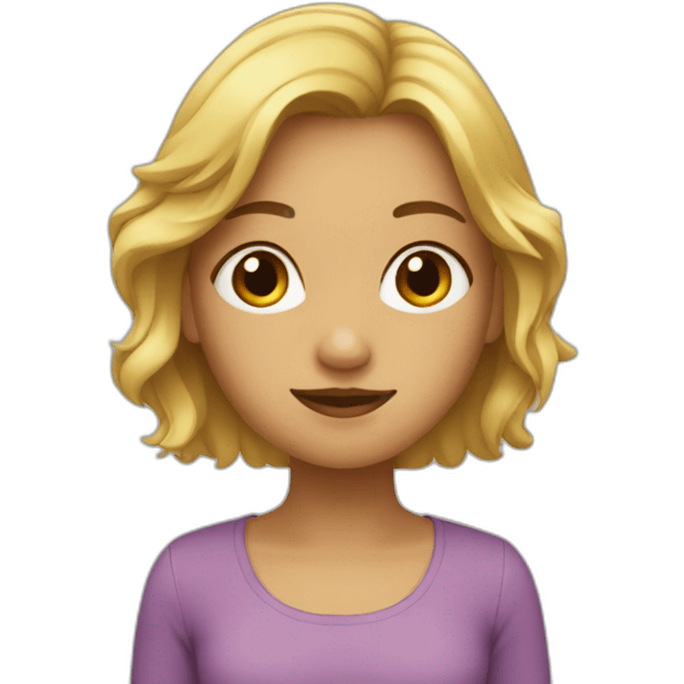 Fille en groupe emoji