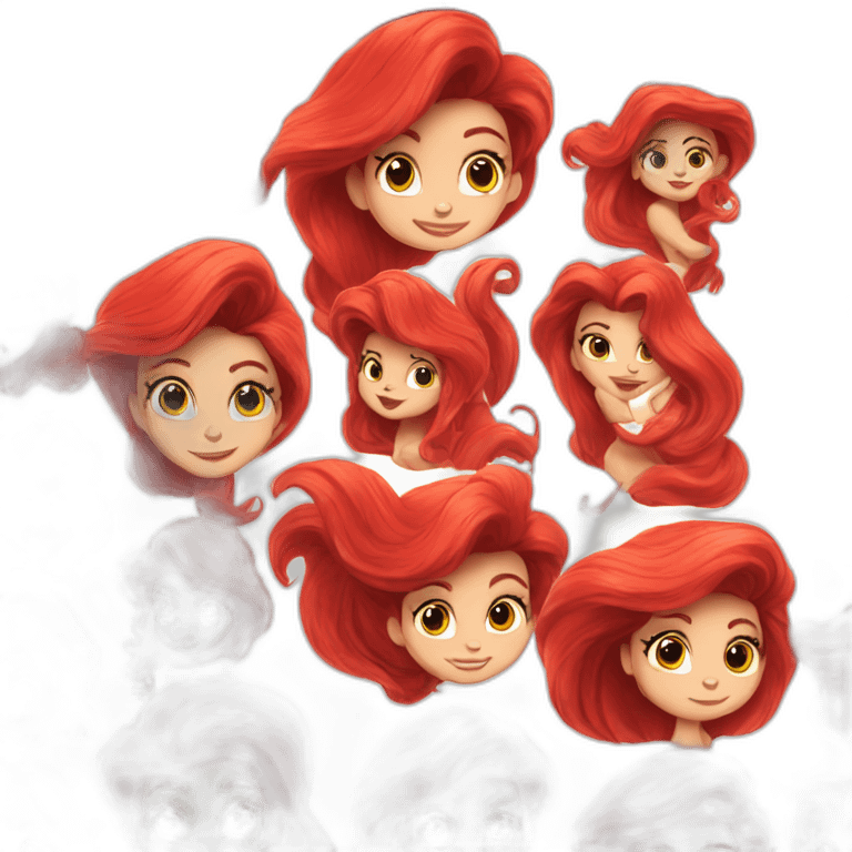 ariel-the little mermaid emoji