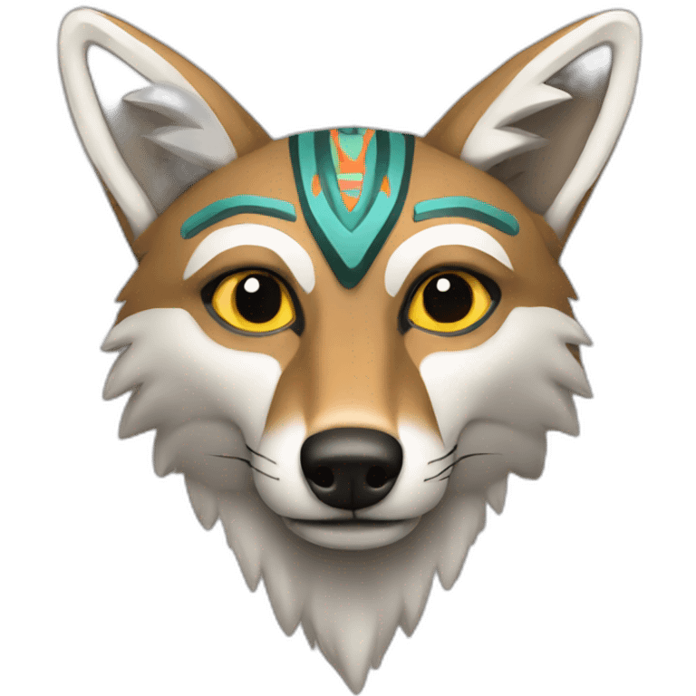 Aztec coyote emoji