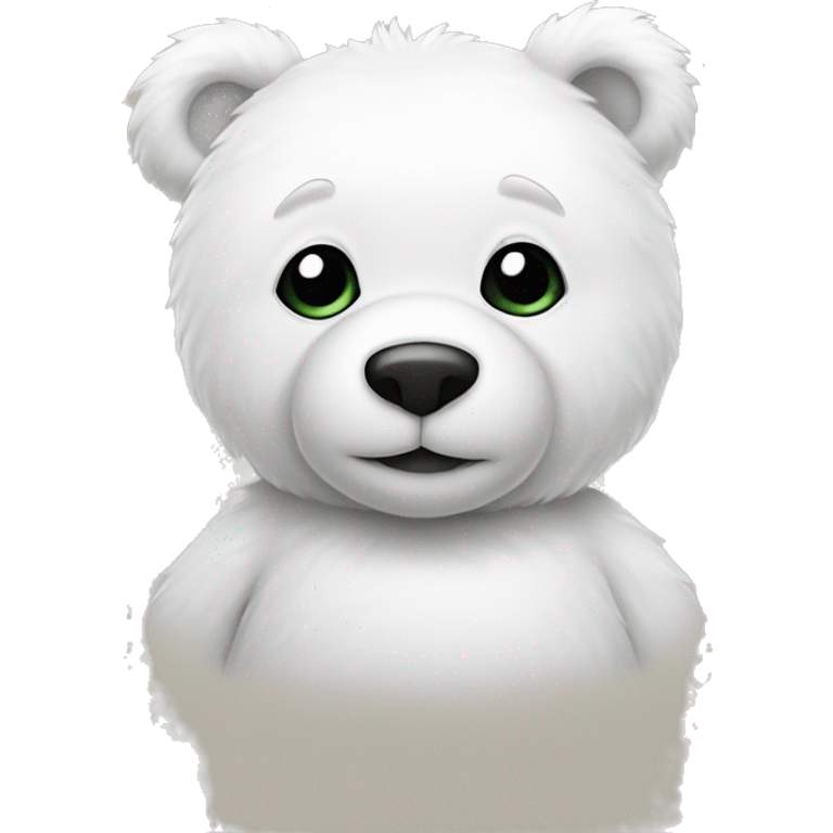 White teddy bear emoji