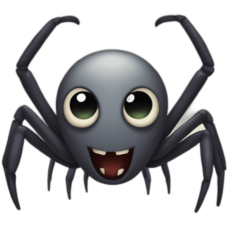 spooked spider emoji