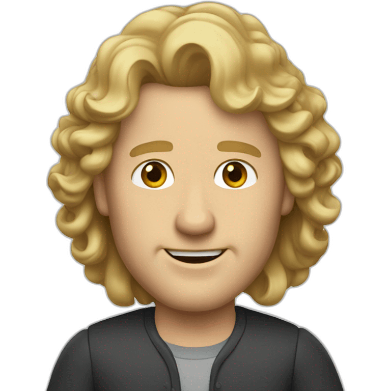 will ferrel with long blonde hair emoji