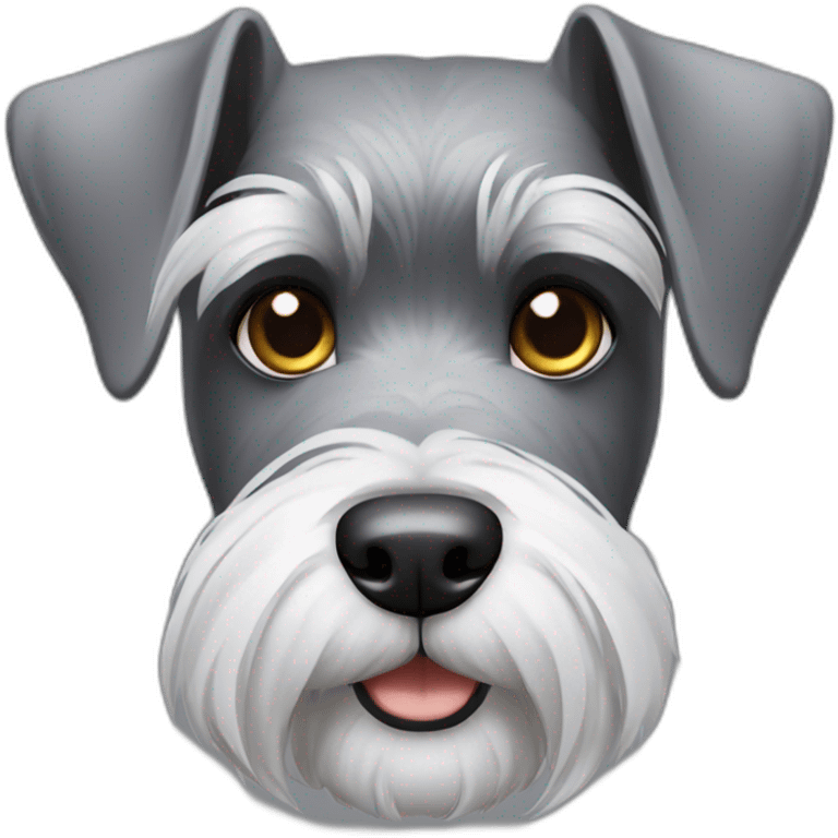 schnauzer asustado emoji