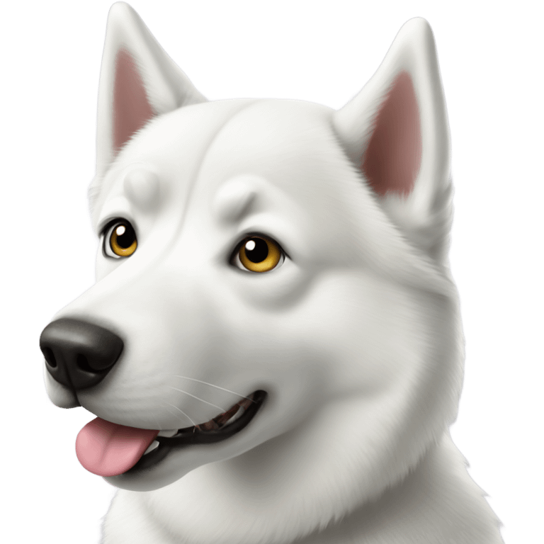 white siberian husky emoji