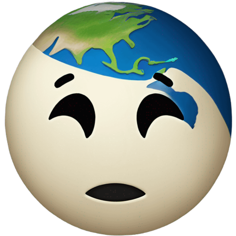 earth smiley face emoji