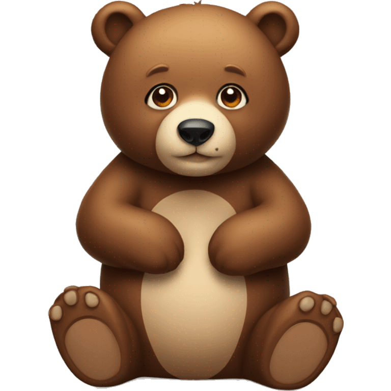 Cute bear emoji