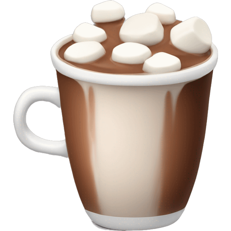 hot cocoa with marshmellows emoji