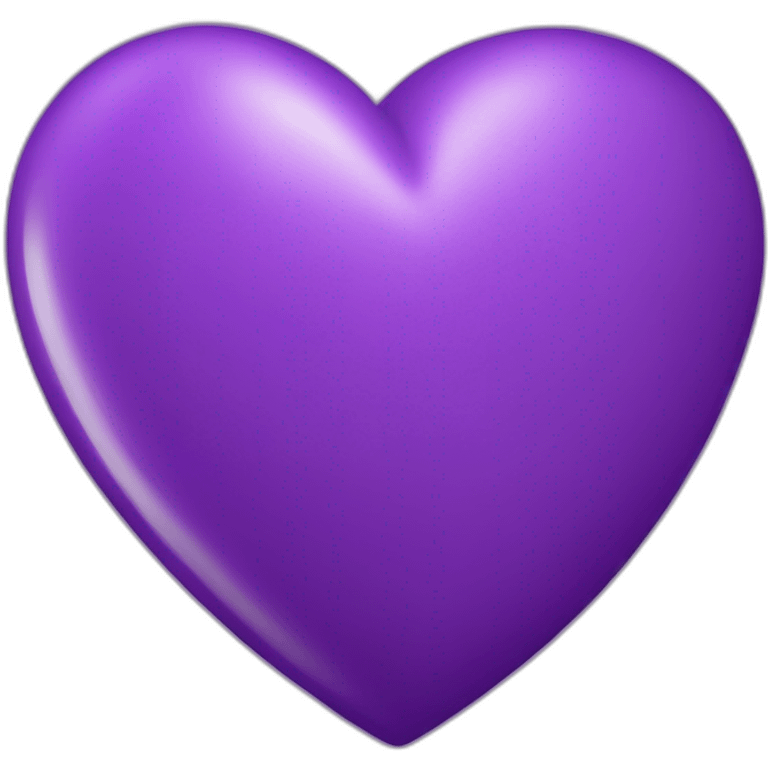 Purple Heart, oblique view emoji