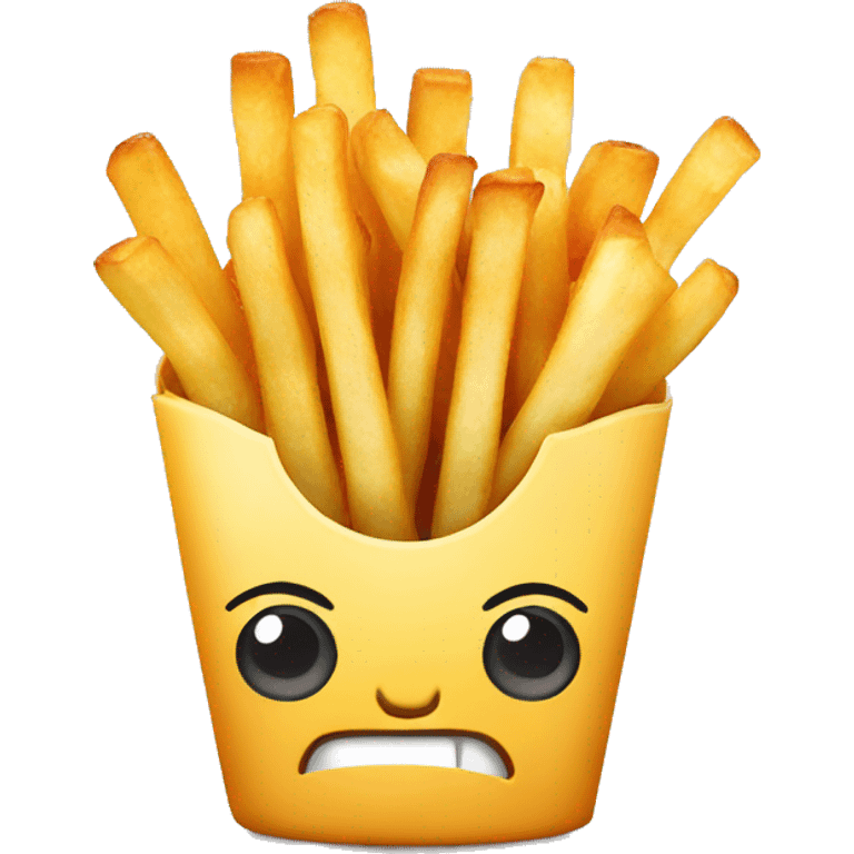 Fries with bow emoji