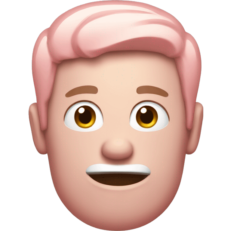 light pink dumbbel emoji