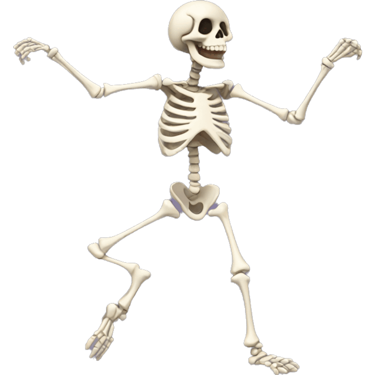 skeleton dancing emoji