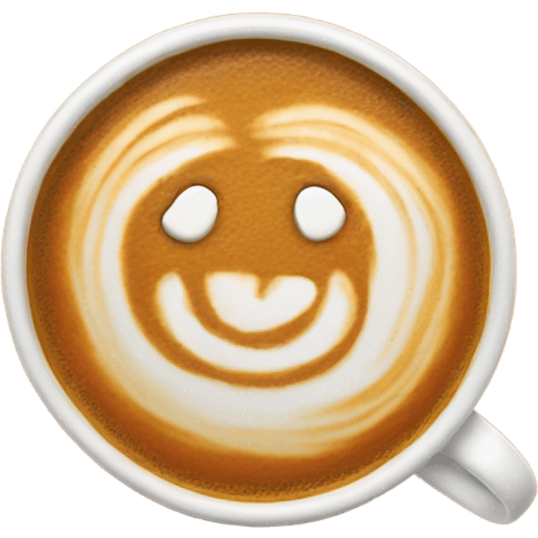 Realistic pumpkin latte emoji