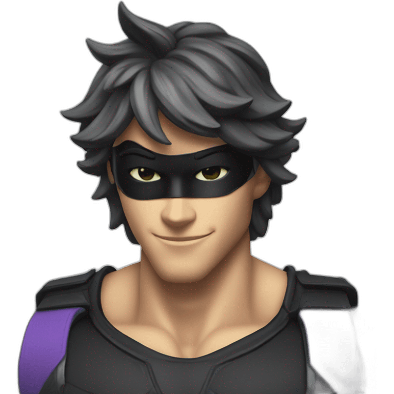 Chat noir miraculous musclé emoji