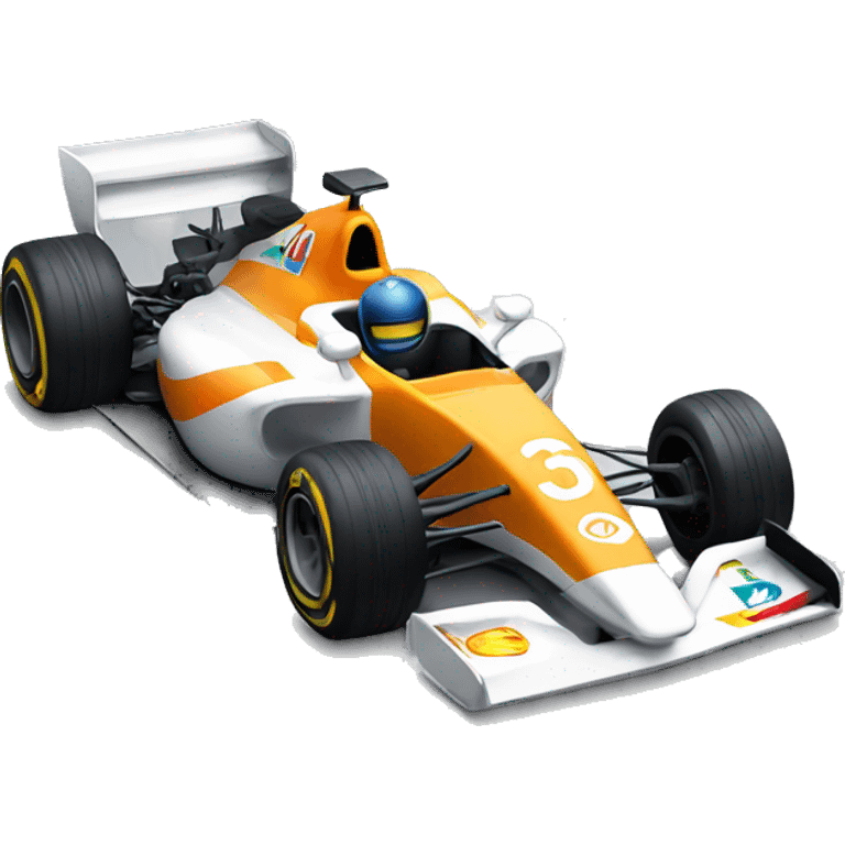 formula one racing car emoji