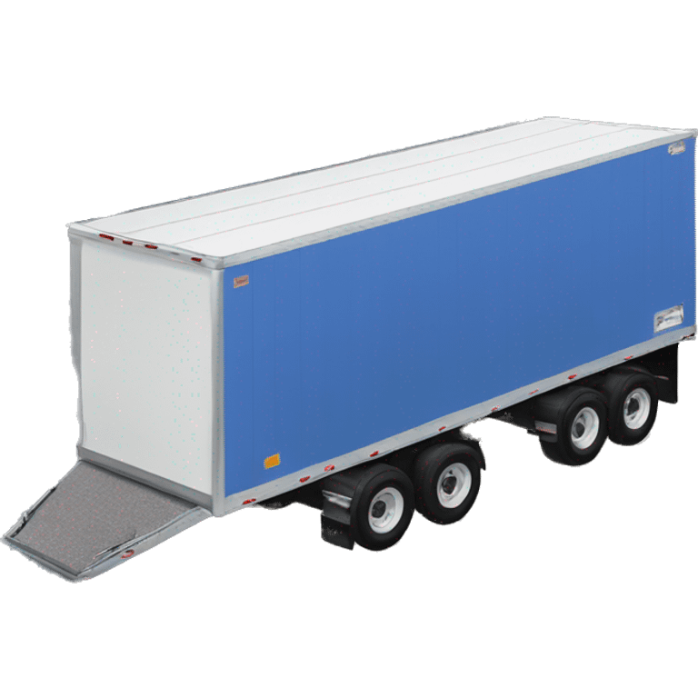 enclosed cargo trailer for the road emoji