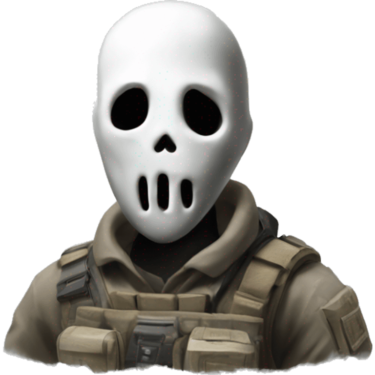 Ghost from call of duty emoji