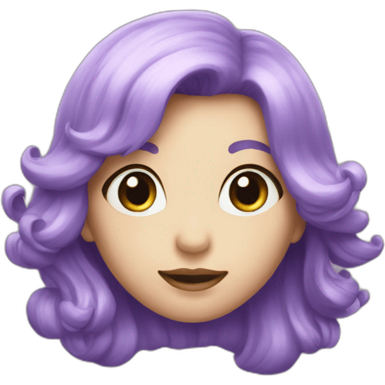 Cœur violet pastel emoji