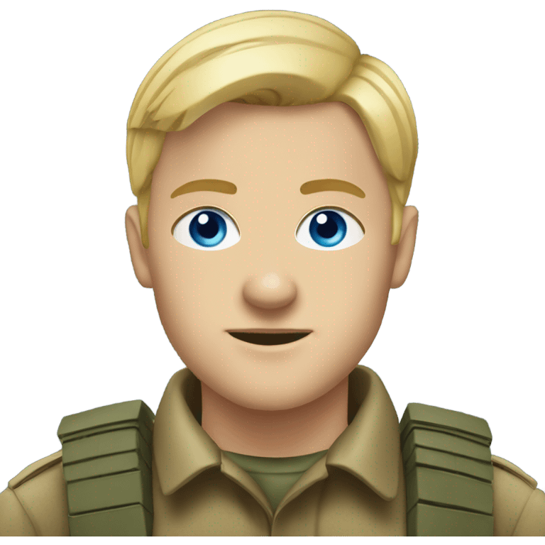 german soldier with blue eyes and blonde hair emoji