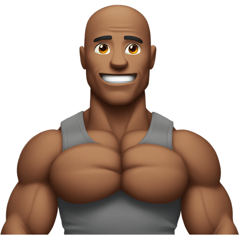 Muscle man flex emoji