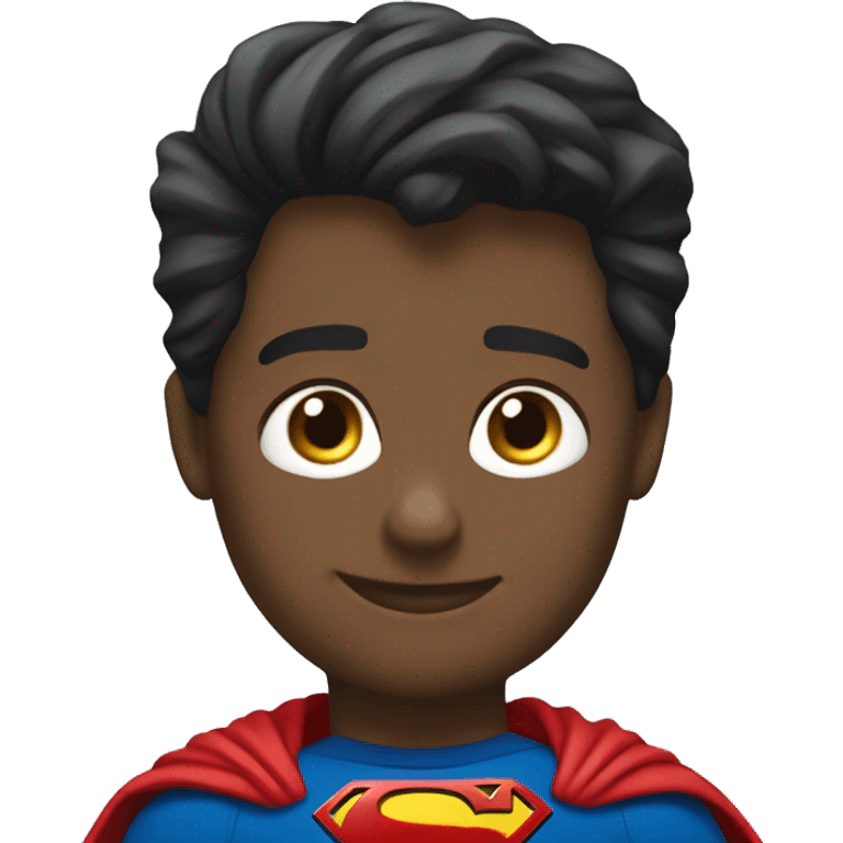 superman with latter U emoji