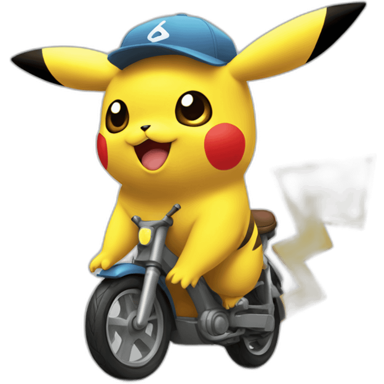 Pikachu en Tmax emoji