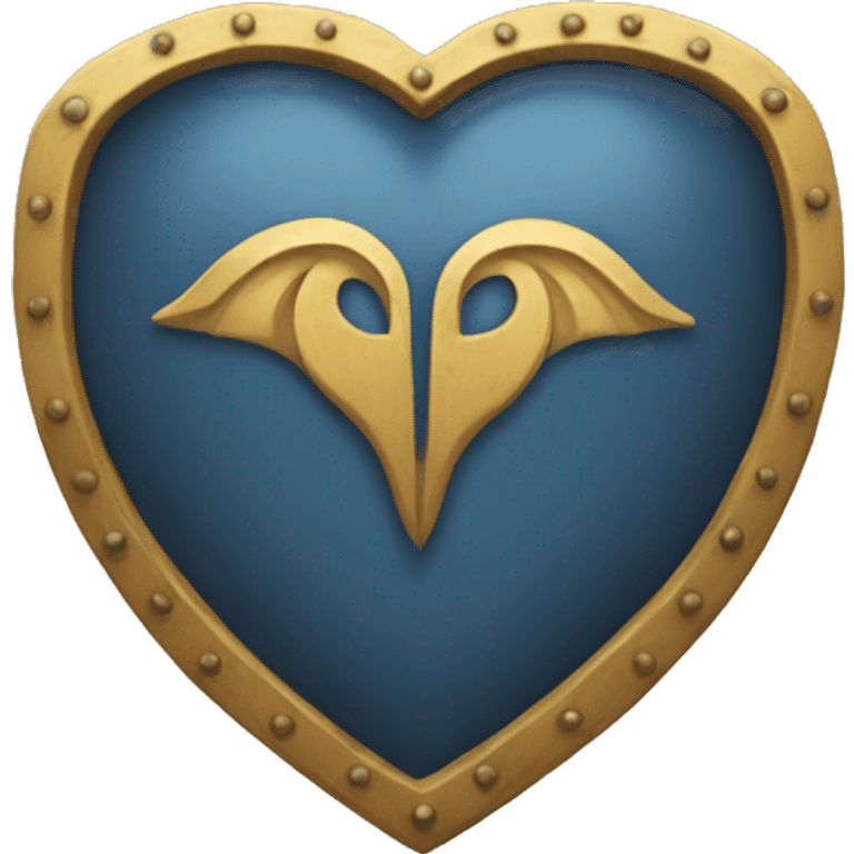 an heart shield emoji