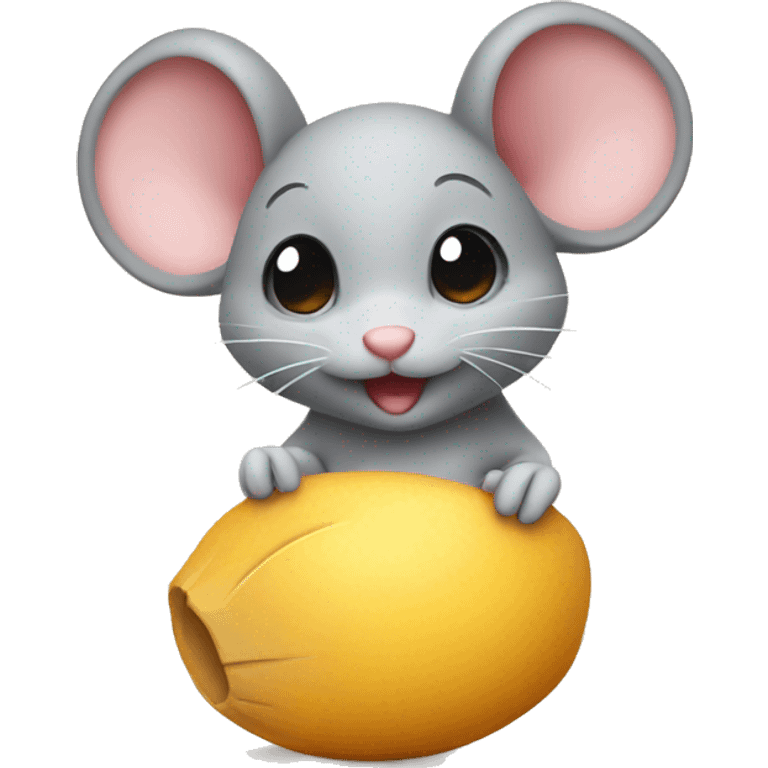 Cute mouse emoji